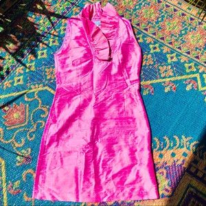 Devon Baer Silk Tuckernuck Pink Dress Size 0 💗